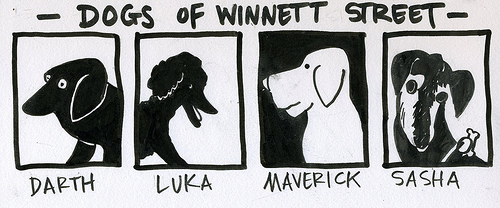 Dogs of Winnett Street Comic Panel #5