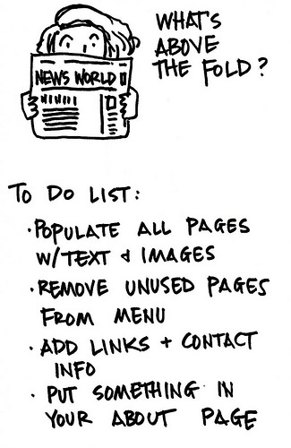 To do list for my Web Design Students